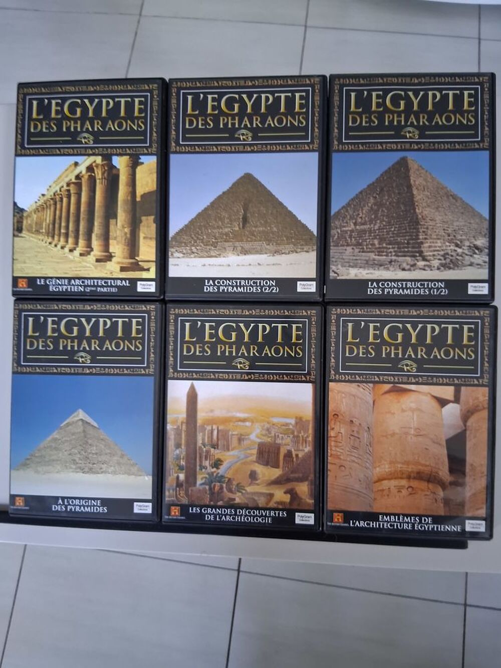 Collection 46 DVD sur l'Egypte des Pharaons DVD et blu-ray