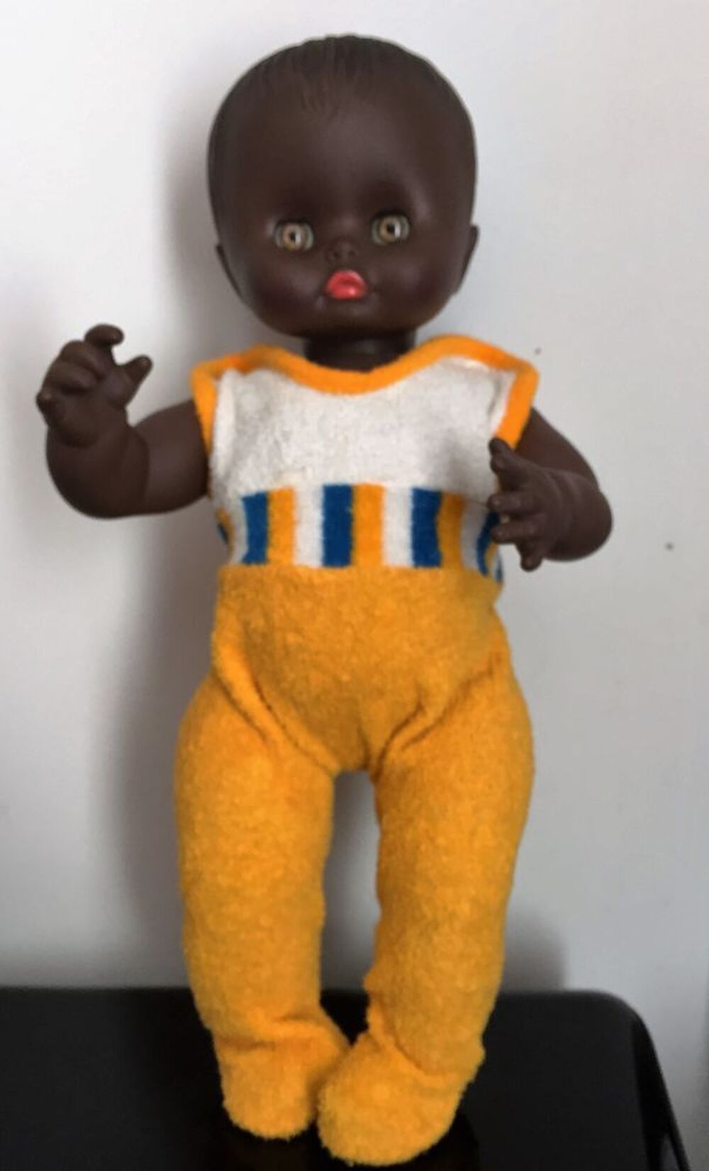 CLODREY Baigneur Poupon Noir 38 cm Jeux / jouets