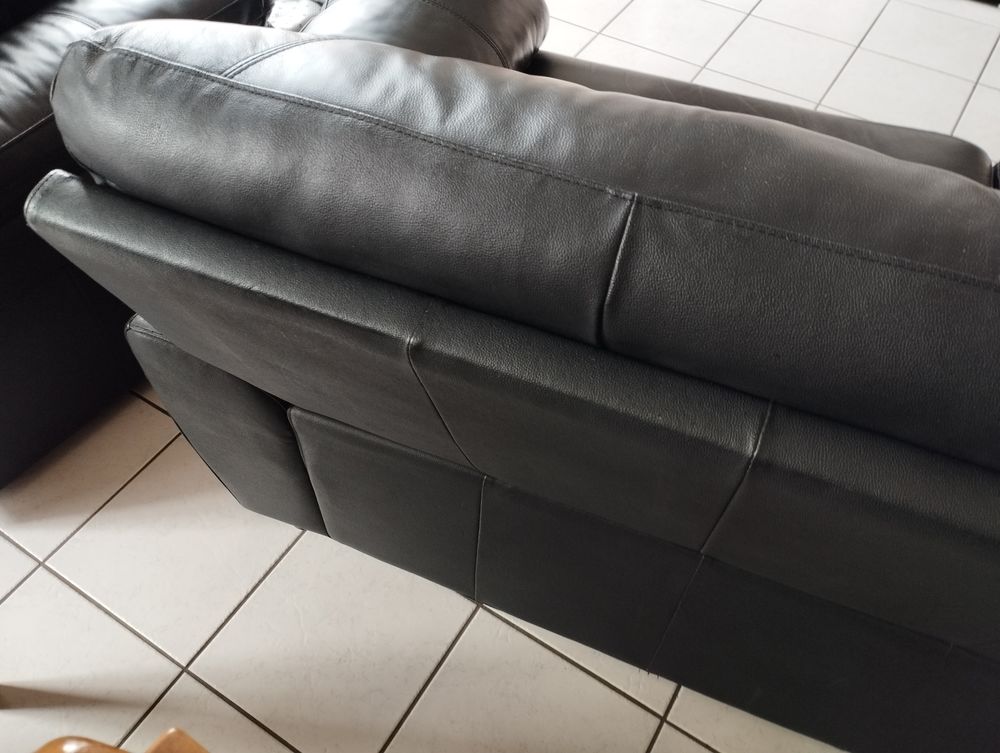 BANQUETTE EN CUIR 3 PLACES Meubles