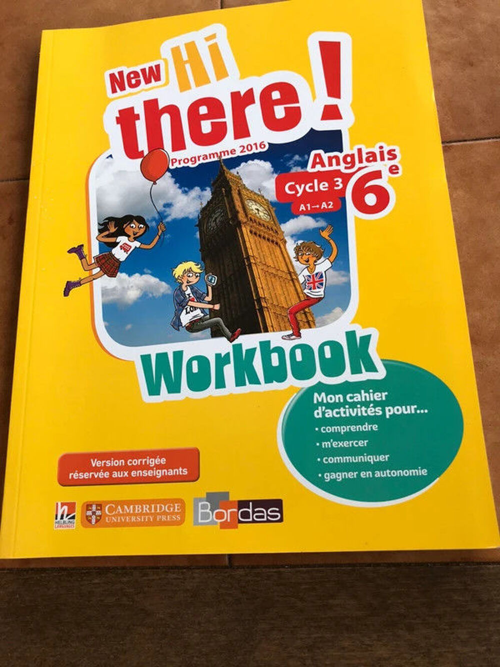 Workbook Anglais Niveau 6&egrave;me Livres et BD