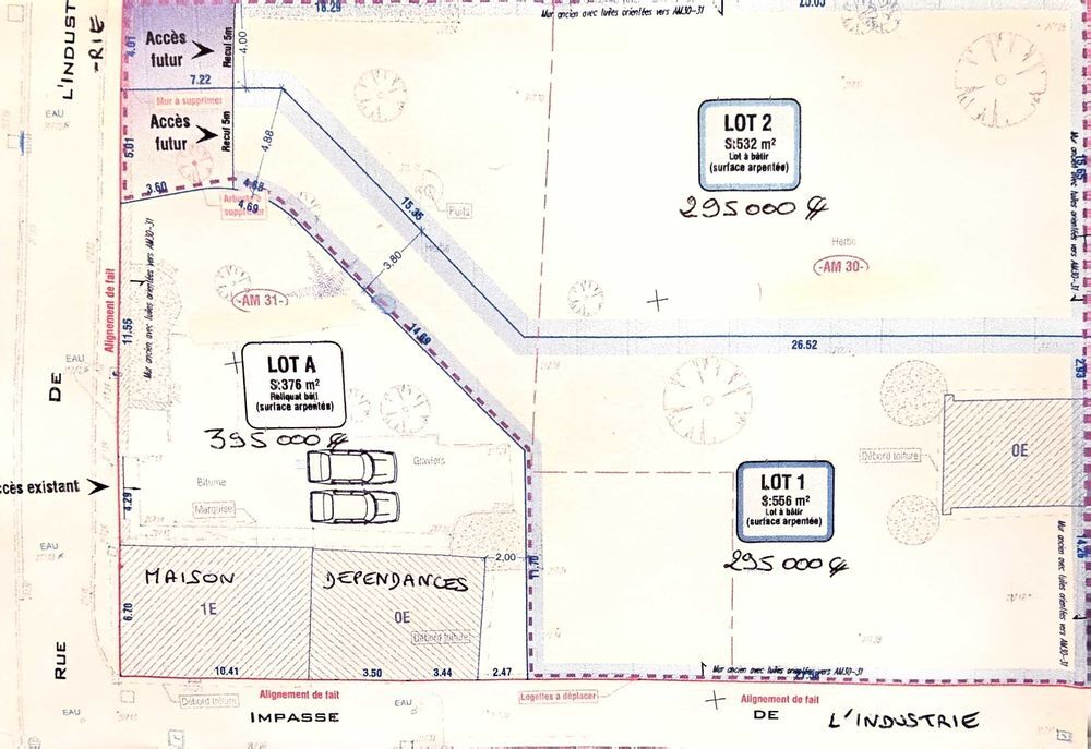 Vente Terrain Terrain Genas Azieu 556 m² Genas