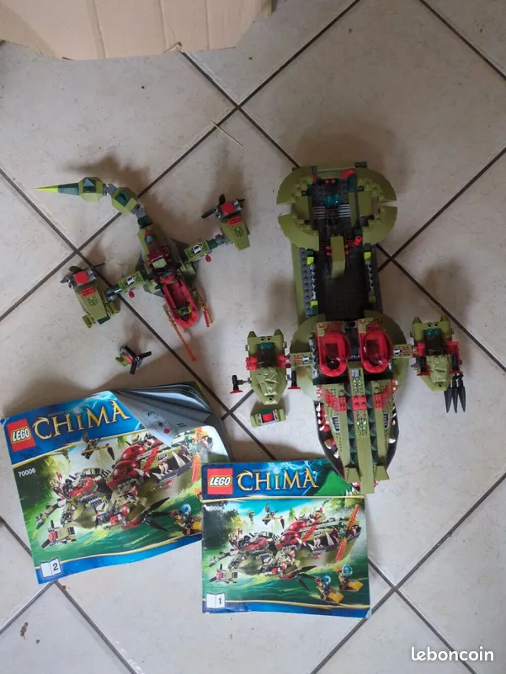 Lego Chima 7006 croc navire cragger Jeux / jouets