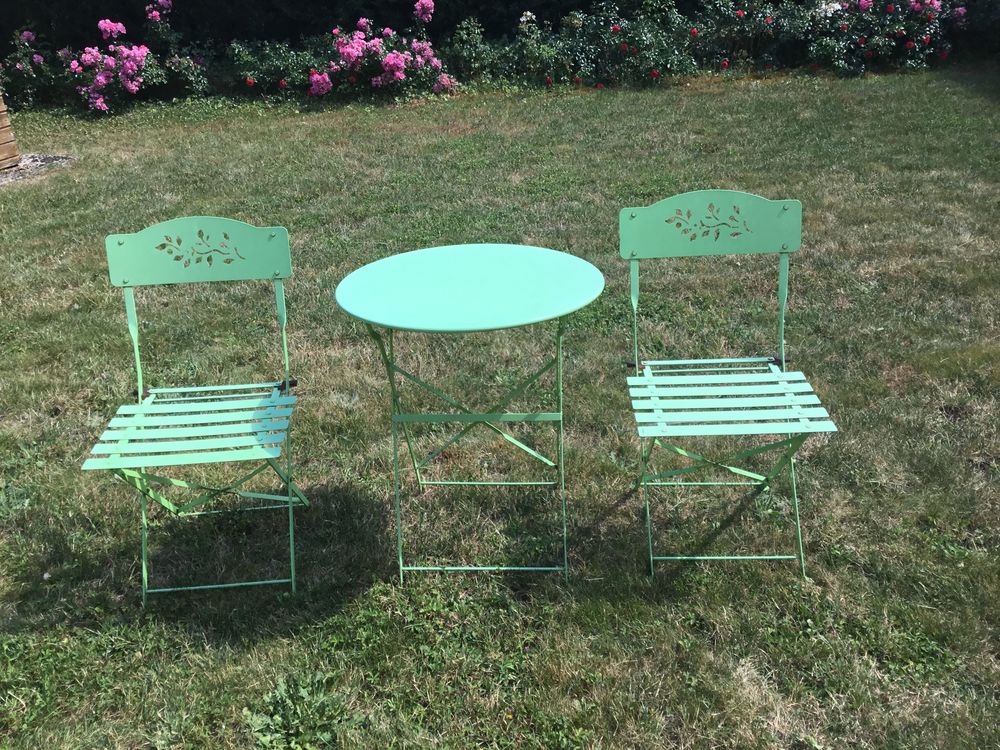 Ensemble table et chaises de jardin pliantes Jardin