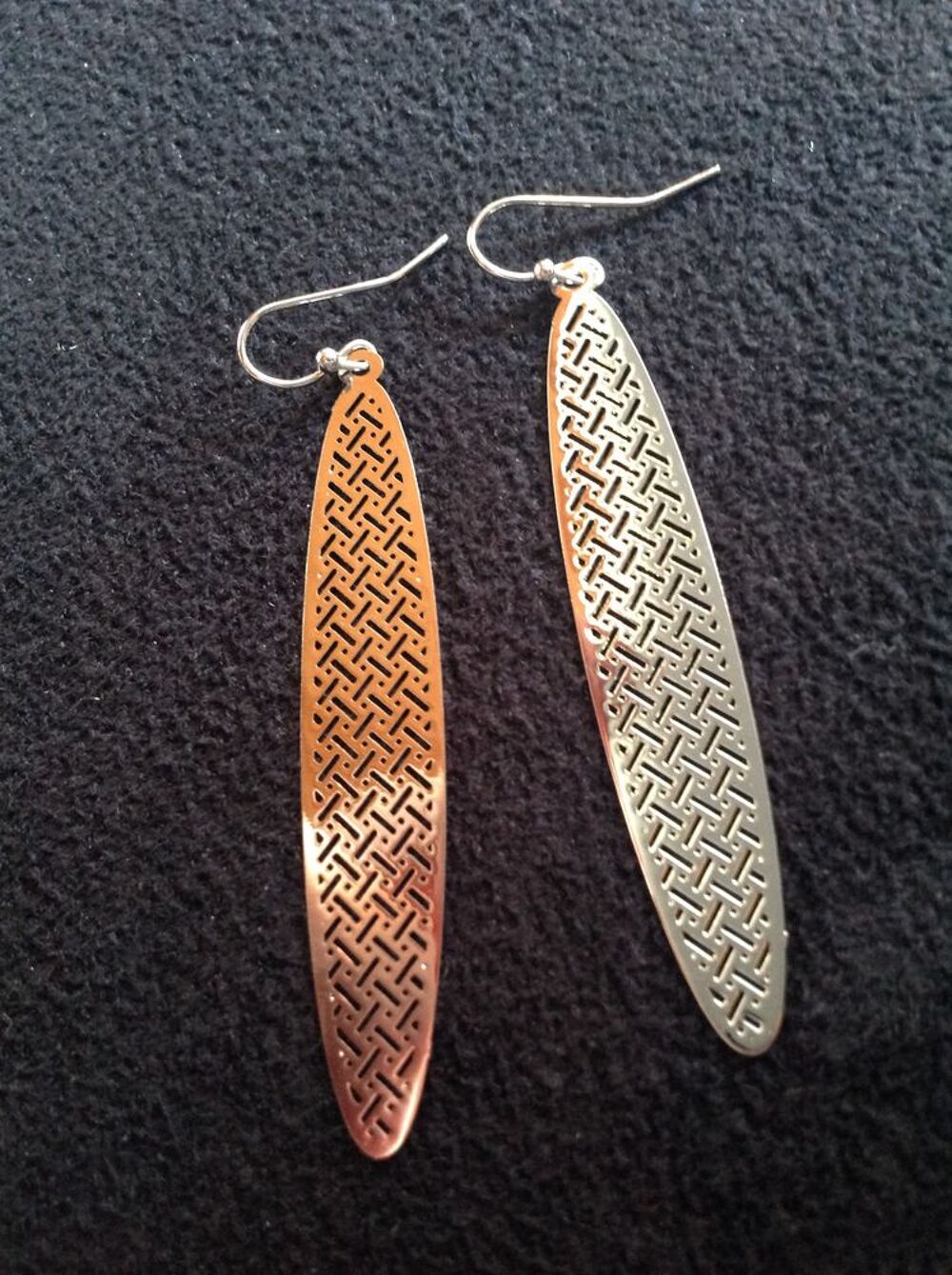 BOUCLES OREILLES ARGENT&Eacute;E PLANCHE SURF 6,3 cm Envoi Possible Bijoux et montres