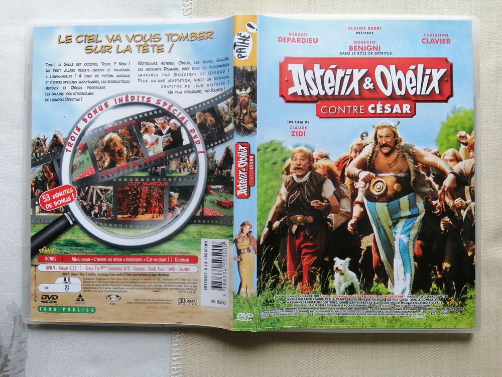 DVD ASTERIX ET OBELIX CONTRE CESAR DVD et blu-ray