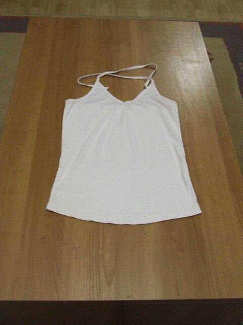 Débardeur tour de cou, blanc, MIM, Taille M (38) TBE 3 Bagnolet (93)