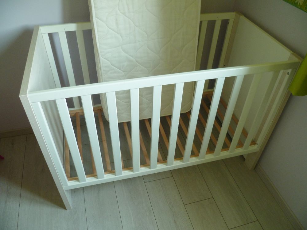 LIT BEBE 60x120 SAUTHON opale + Matelas bambou offert Puériculture