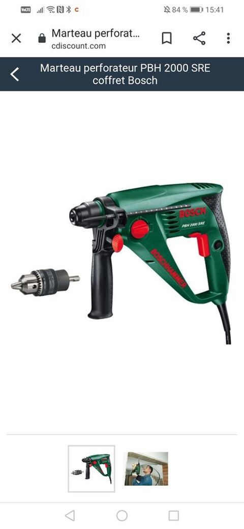 Perforateur burineur Bosch 80 Limeil-Br�vannes (94)