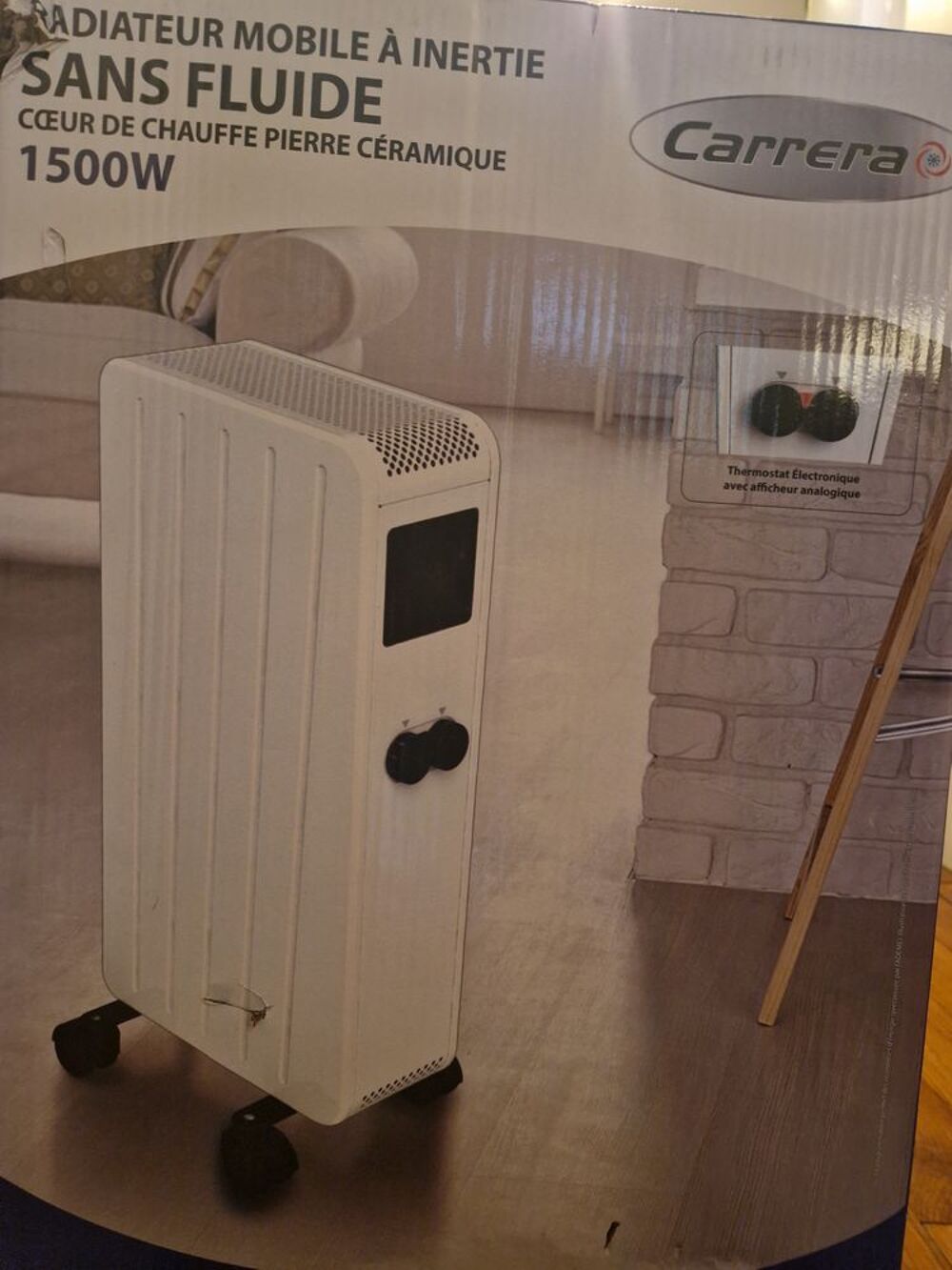 Radiateur mobile &agrave; inertie Bricolage