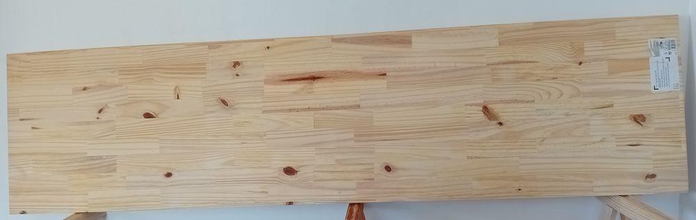 3 Tablettes en Pin Rustiques 2mx0.50cm Bricolage