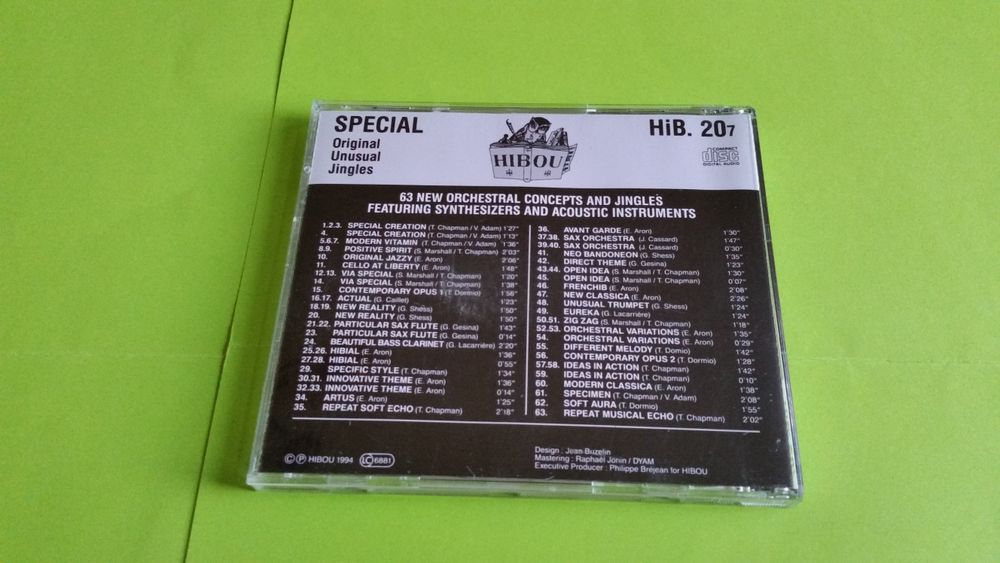HIBOU * SP&Eacute;CIAL CD et vinyles