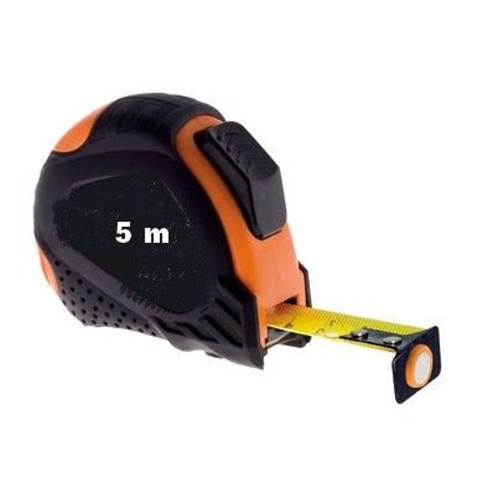 M&egrave;tre ruban professionnel magn&eacute;tique 5 m Bricolage