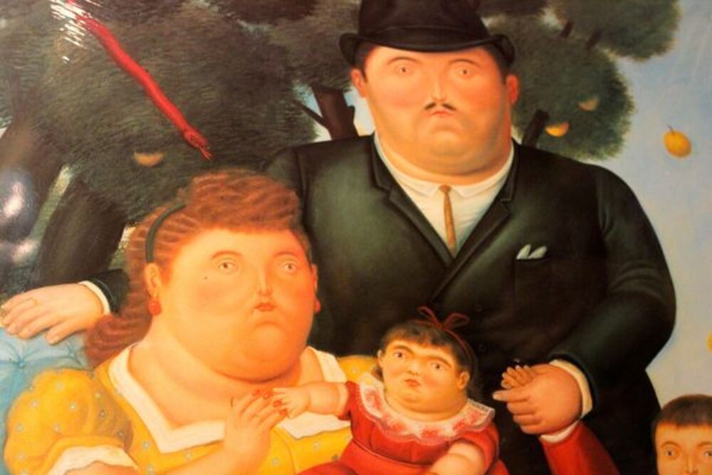  B O T E R O : &quot;UNE FAMILLE&quot; (1989 ) Dcoration