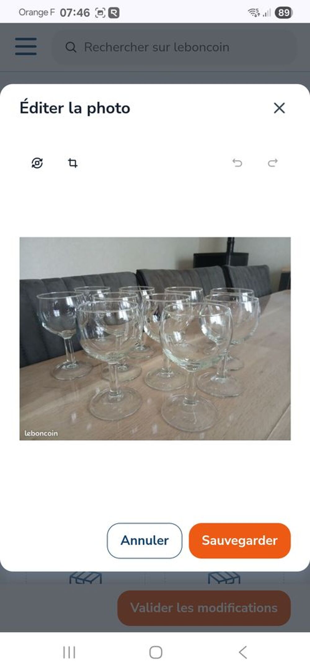 Verres &agrave; vin Décoration