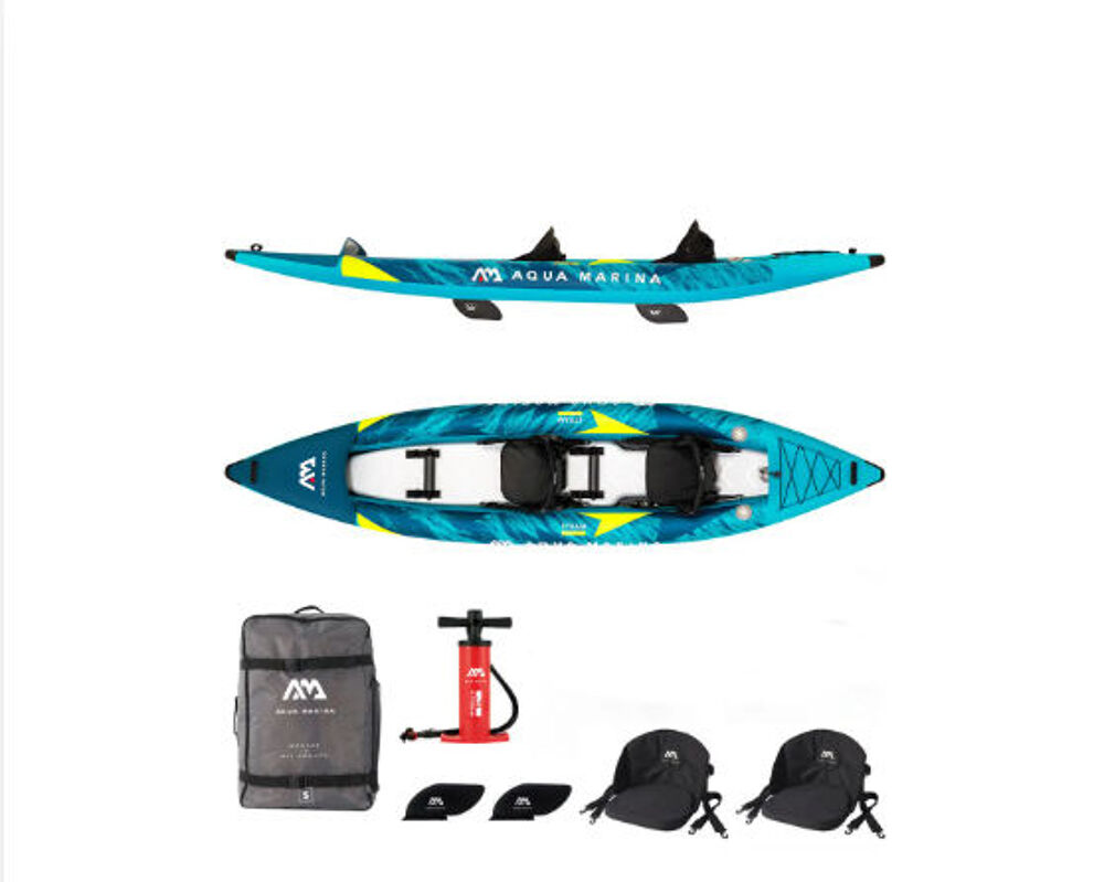 Cano&eacute; kayak gonflable 2 places Sports