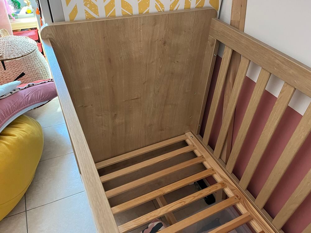 LIT B&Eacute;B&Eacute; VINTAGE CH&Ecirc;NE - 60 X 120 CM Mobilier enfants
