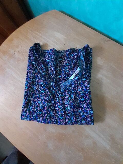 Teeshirt fleuri Camaeu - T 40 9 Baume-les-Dames (25)