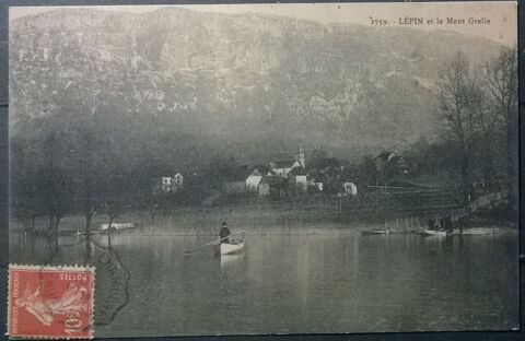 Timbres-CPA-carte postale- LPIN et le mont Grelle -1913 6 Lyon 5 (69)
