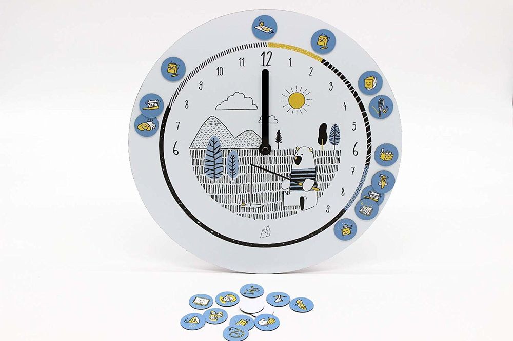 Horloge p&eacute;dagogique m&eacute;thode Montessori Jeux / jouets
