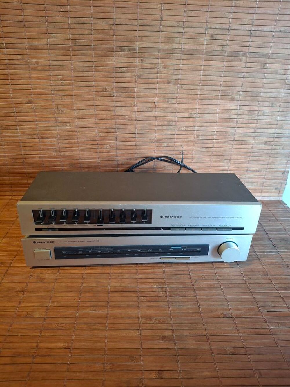 Equalizer, Tuner Kenwood Audio et hifi