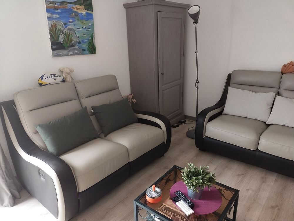 2 canapes 2 places dont un avec relax Meubles