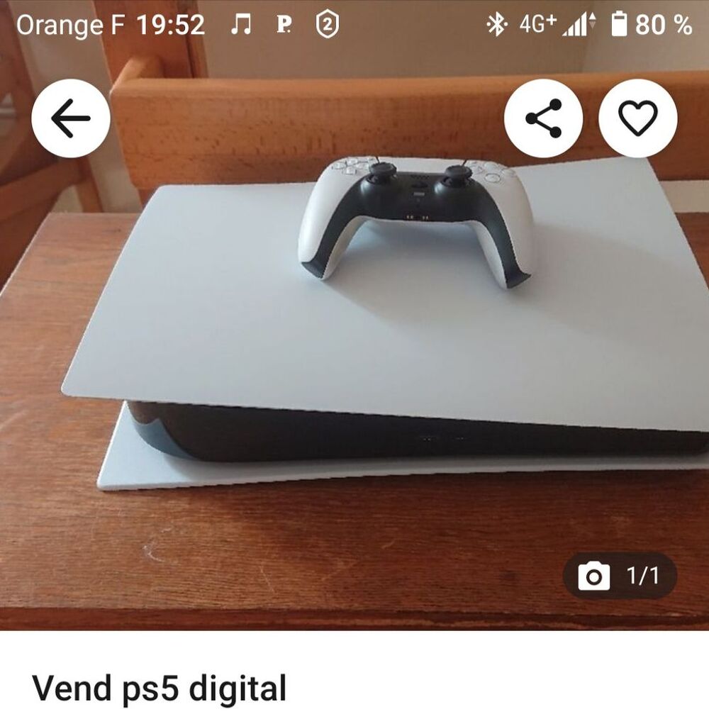 Ps5 digital Consoles et jeux vidéos