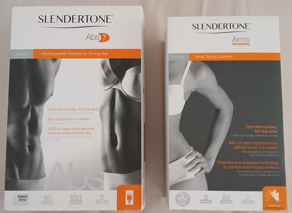 Lot Slendertone Abs7 et Slendertone Arms Sports