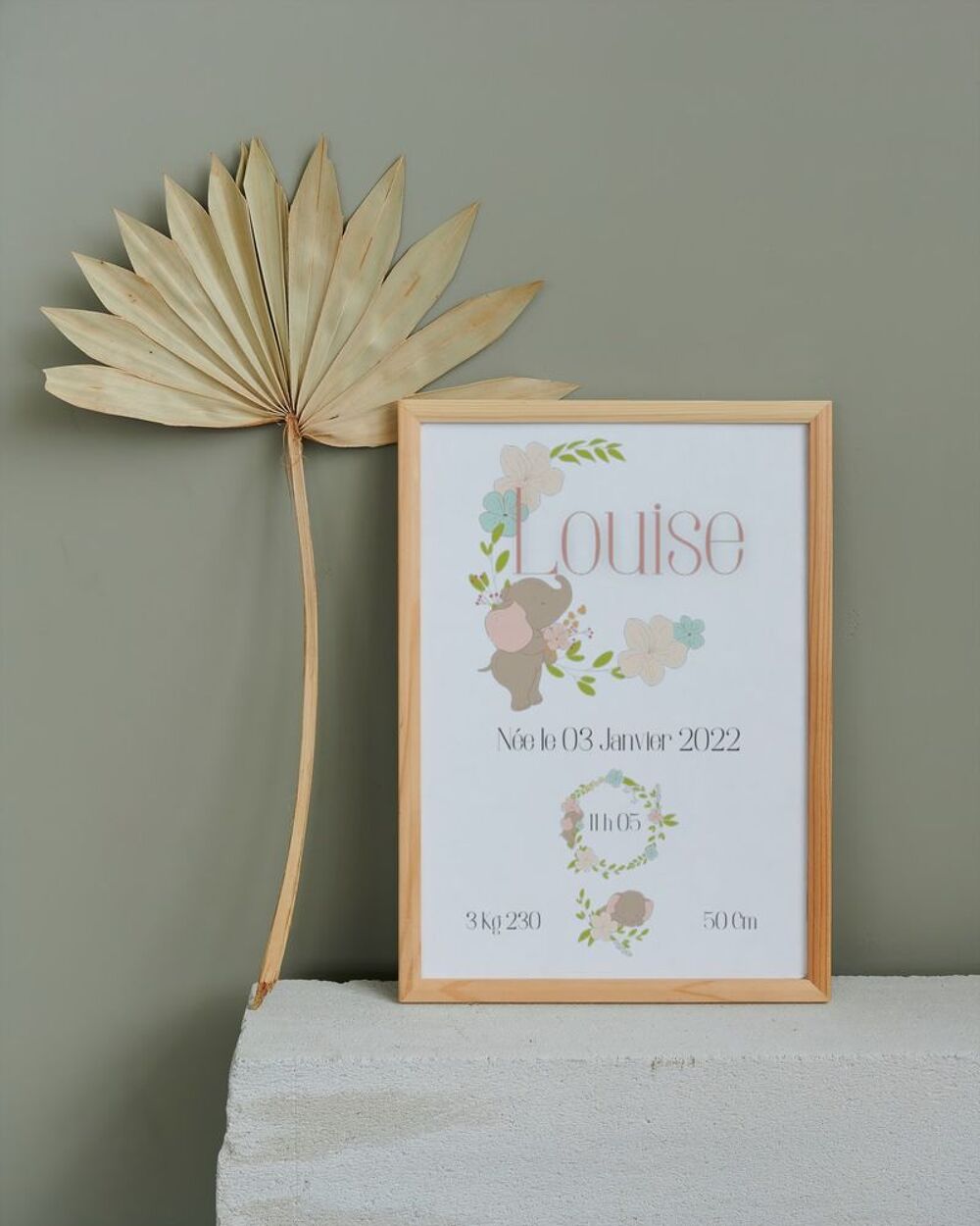 Affiche naissance &agrave; personnaliser Décoration