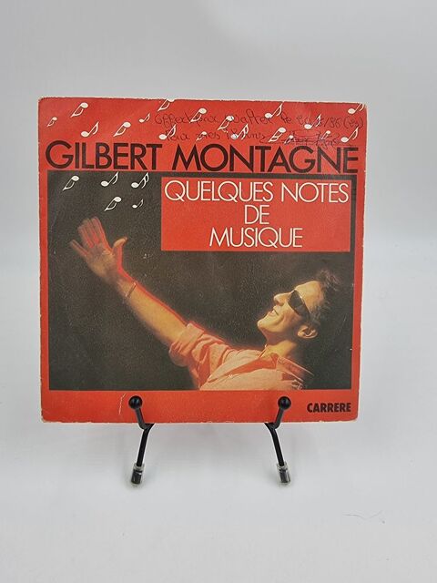 Vinyle 45 tours Gilbert Montagn� : Quelques Notes de Musique 1 Vulbens (74)