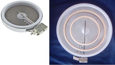 Foyer radiant : 1200, 1800, 3 puissances (1 - 1.9 - 2.7 Kw) 25 Beauchamp (95)