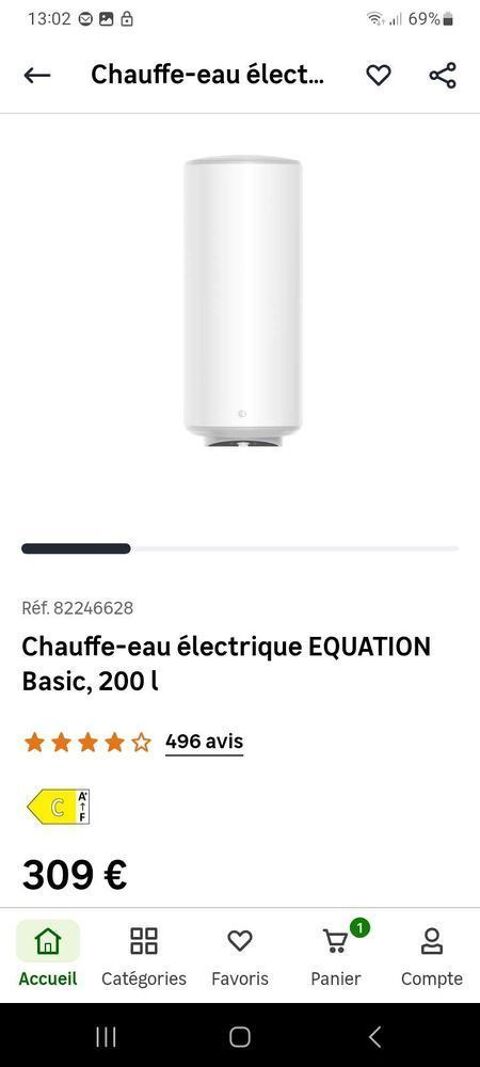 CUMULUS 200 LITRES BASIC Pierrefeu-du-Var (83)
