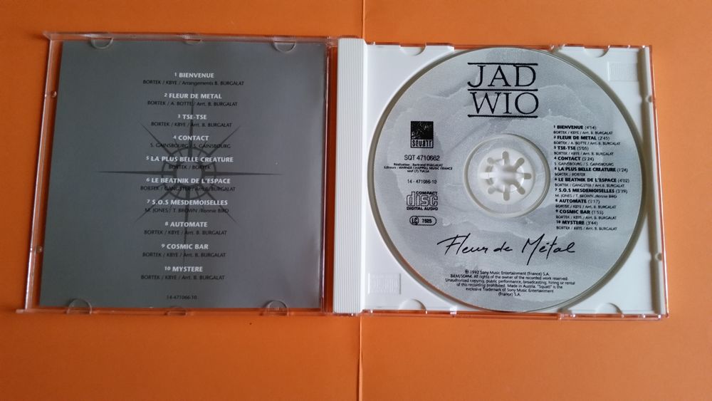 JAD WIO CD et vinyles