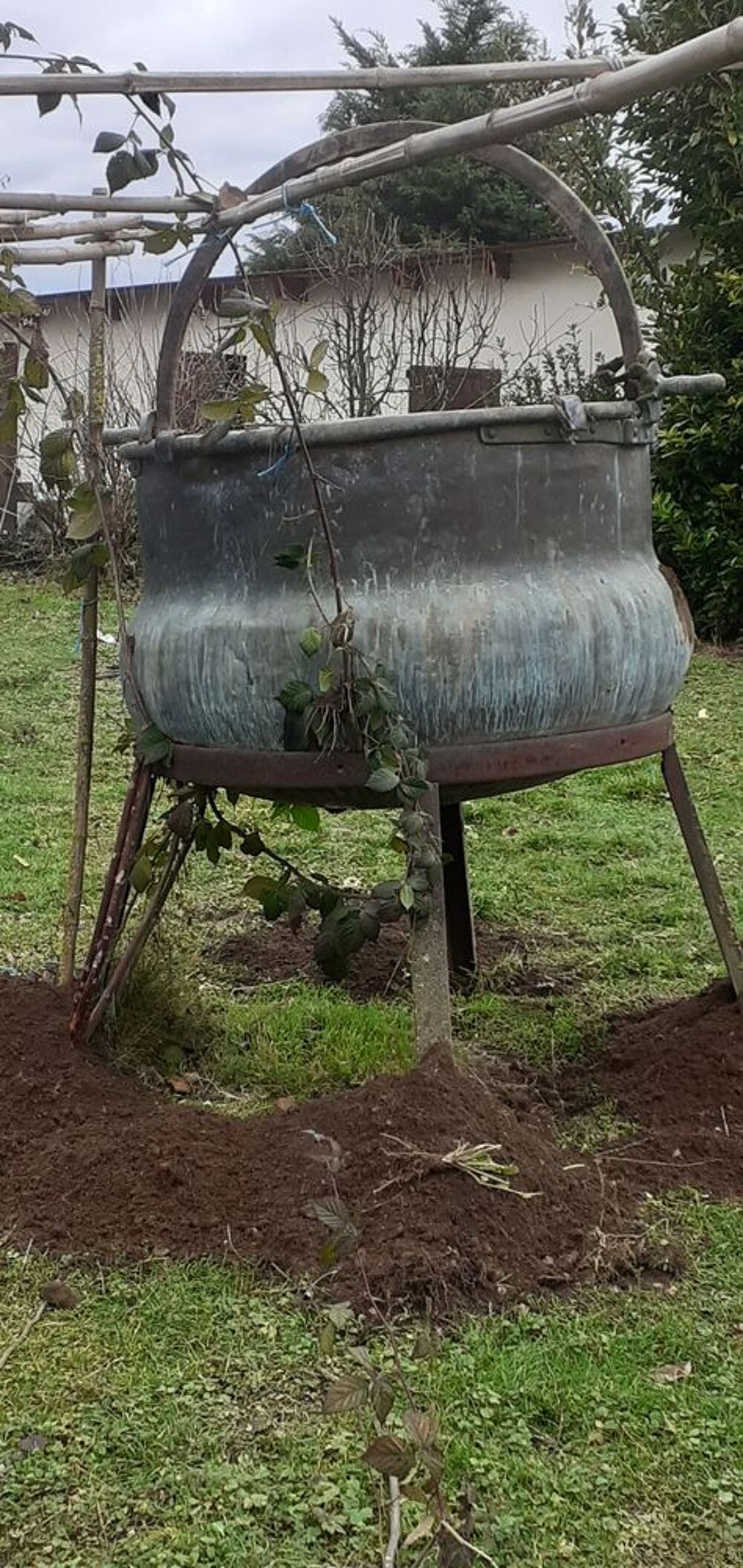 chaudron de fromagerie en cuivre Décoration