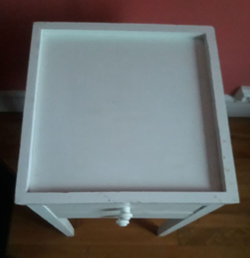 Table / Commode en bois de 70 cm de hauteur avec 2 tiroirs Meubles