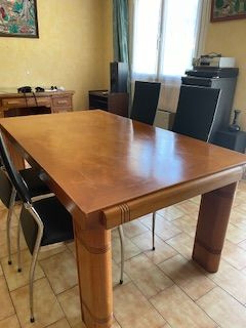 salle a manger vintage en ch&ecirc;ne clair massif Meubles