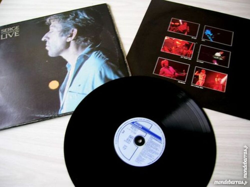 DOUBLE 33 TOURS SERGE GAINSBOURG LIVE CD et vinyles
