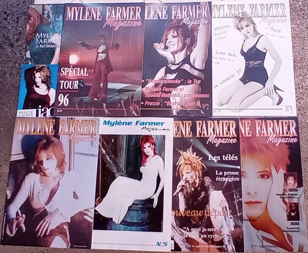MYLENE FARMER FANZINES &amp; REVUES 