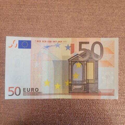 BILLETS DE 50 EUROS 2002 / 50 FRANCS 1983 90 Poitiers (86)