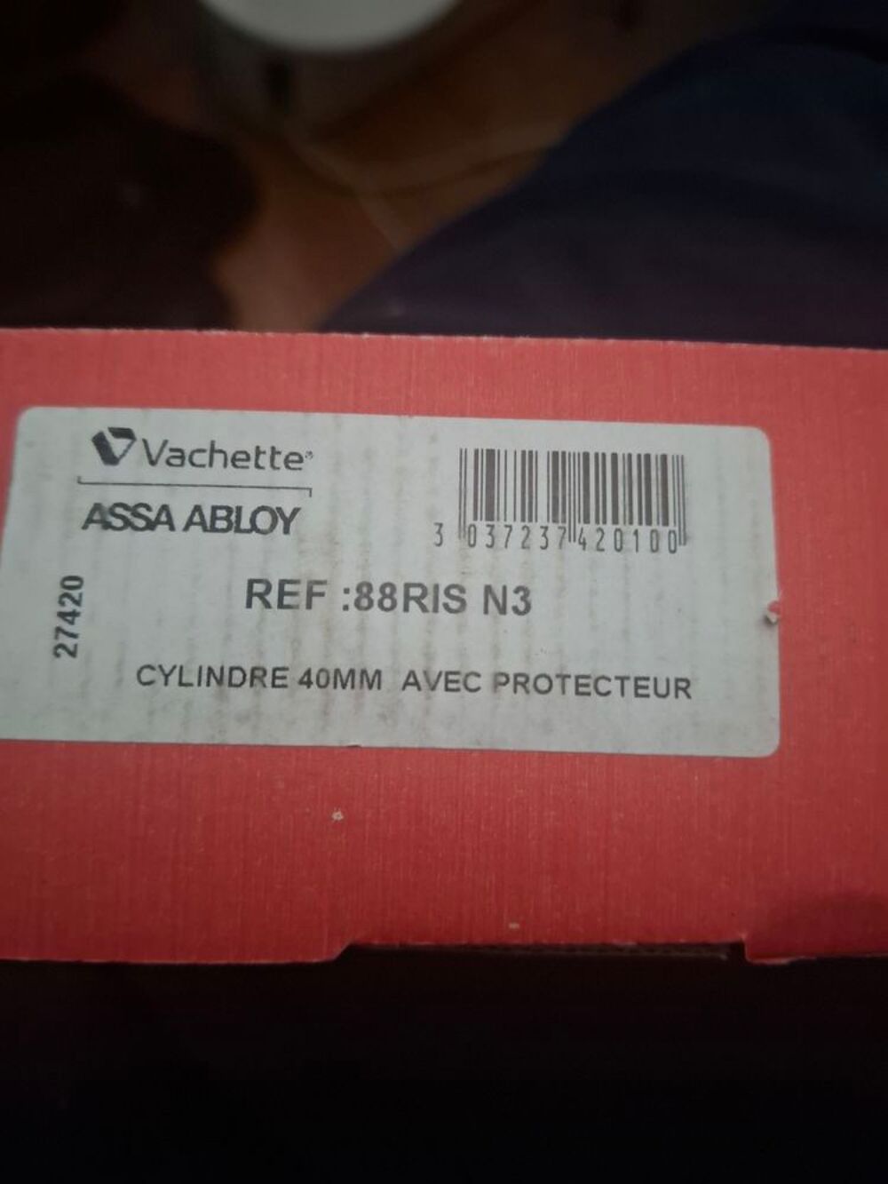 serrure vachette cylindre 40MM avec protecteur Bricolage