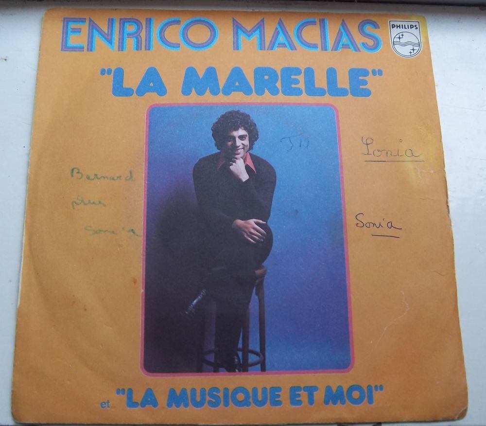 45 tours Enrico Macias la marelle la musique et moi CD et vinyles