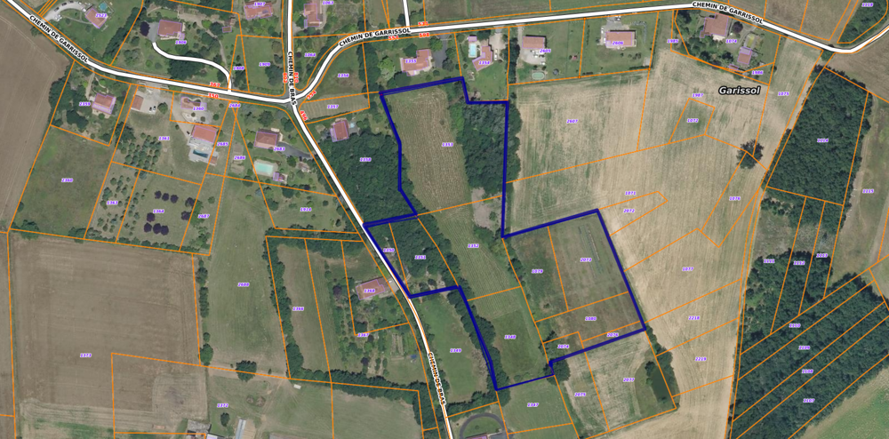 Vente Terrain terrain agricole - de 22900m2 - d'un seul tenant Graulhet