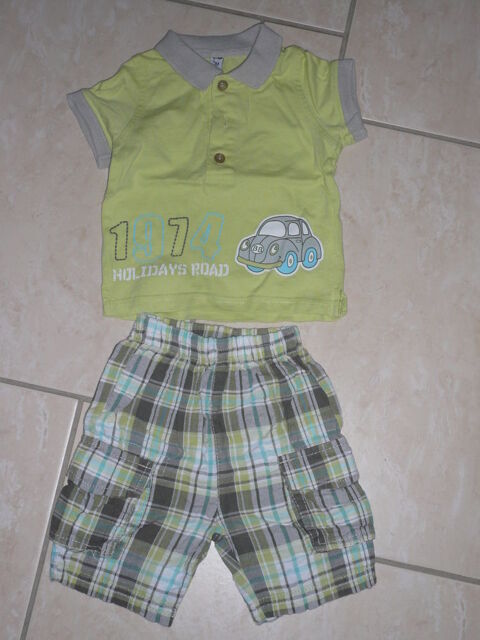 Ensemble 2 pi�ces 3 mois (n�13) 6 Franqueville-Saint-Pierre (76)