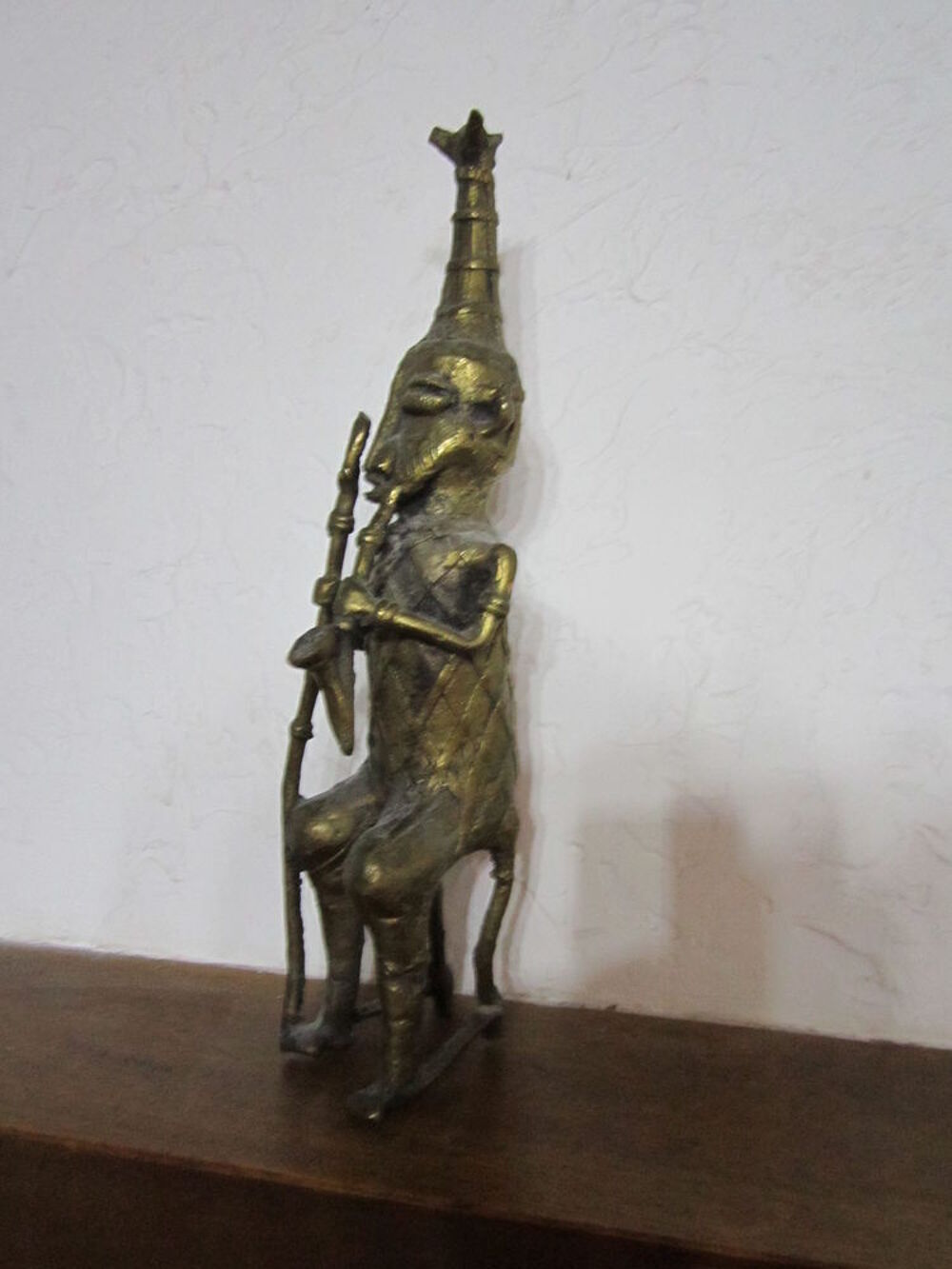 statue africaine en bronze Décoration