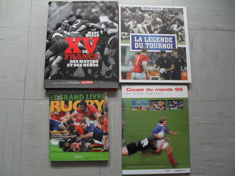 Lot Livres sport rugby tournoi coupe du monde ou au d�tail 12 Toul (54)