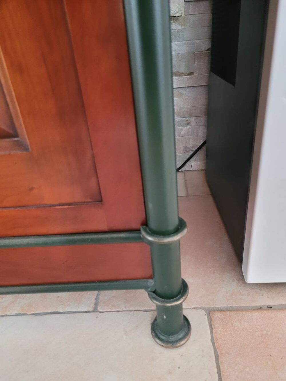 Meuble en merisier bois massif et fer forg&eacute; Meubles