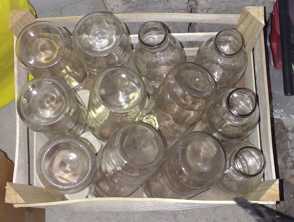 Bouteilles 1 litre en verre Cuisine