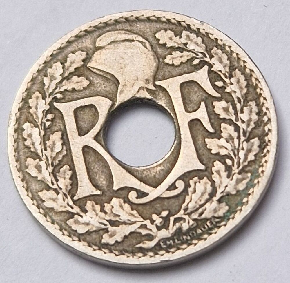 Pi&egrave;ce de monnaie 10 centimes Lindauer 1925 France 