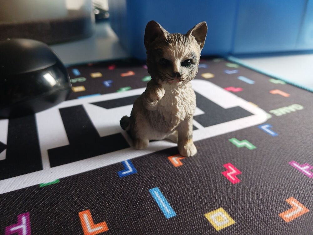 Figurine Chat R&eacute;aliste Pour Collectionneurs Décoration