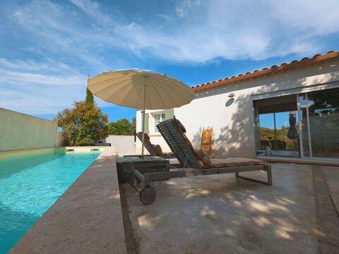   Villa 3 chambres *5km d'Uz�s *TB vue *piscine chauff�e Villa - 5 pi�ce(s) - 83 m�