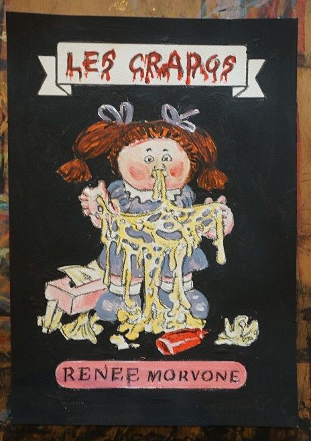 peinture - les crados - renee morvone - sur papier aquarell Décoration